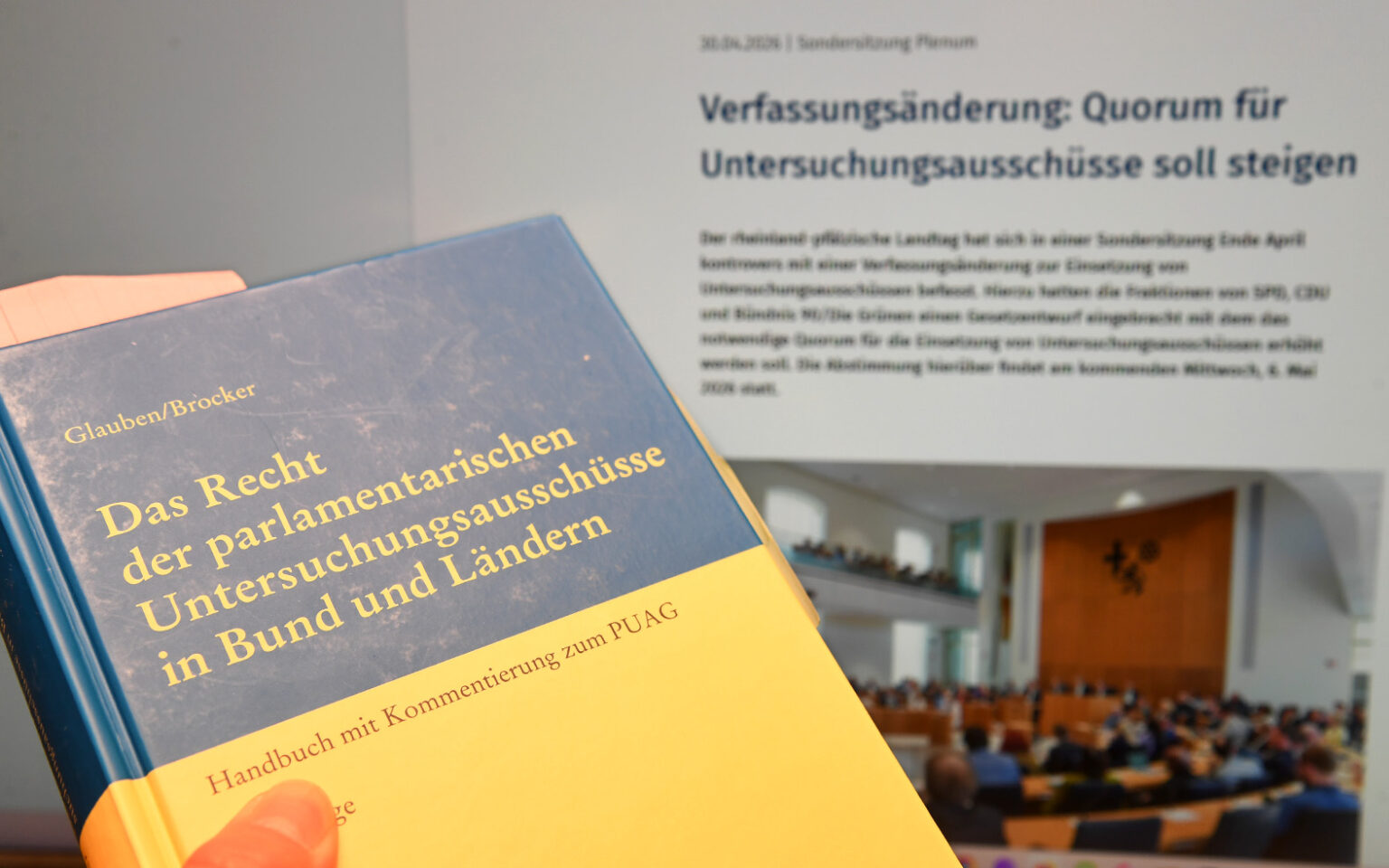 Das Recht der parlamentarischen Untersuchungsausschüsse – vom Landtag Rheinland-Pfalz mittels Eingriff in die Verfassung geändert. Foto: der-datenanalytiker.de